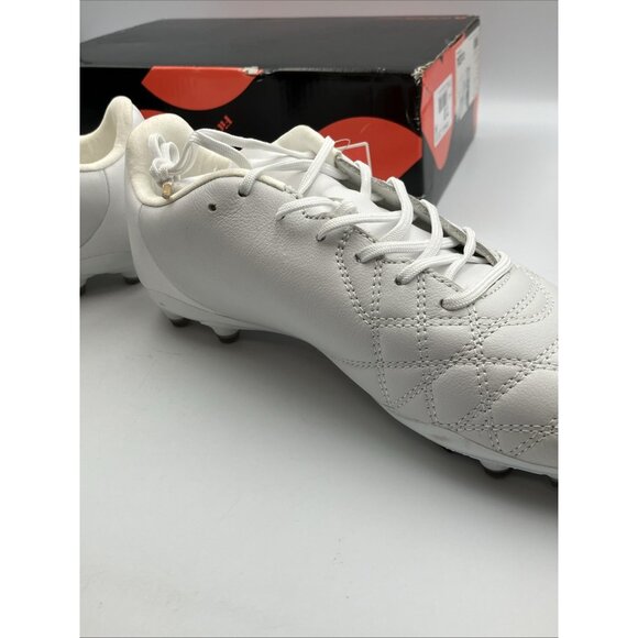 IDA Classica Womens Leather Soccer Cleats Size 7 White Futbol Multi Ground - Picture 4 of 15